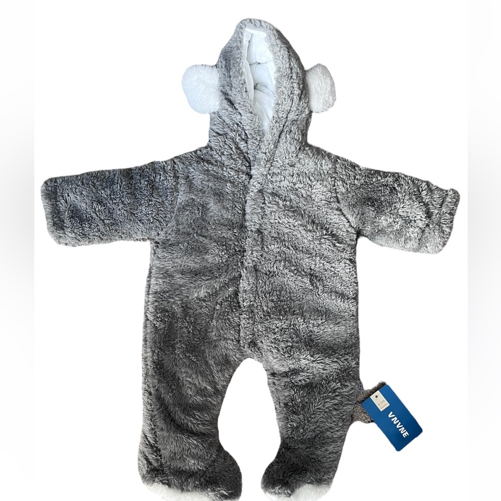 VNVNE Baby Buttoned Snow Suit